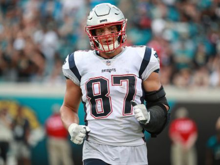 Rob Gronkowski is the former tight end of the New England Patriots.